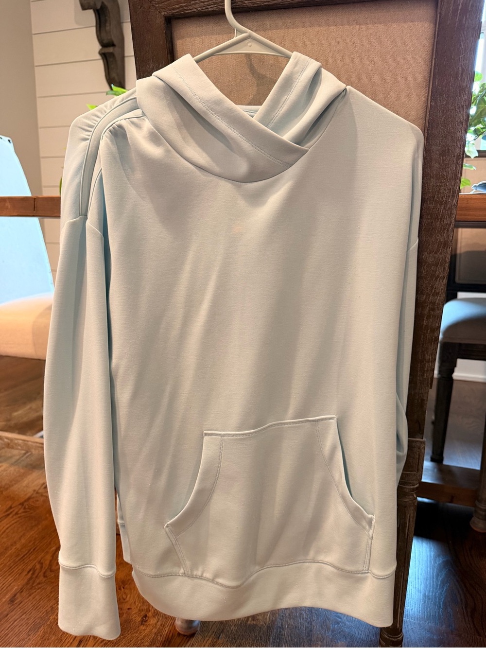 Light Blue CALIA Pullover Hoodie with Kangaroo Pocket